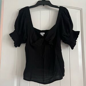Black Bow Top